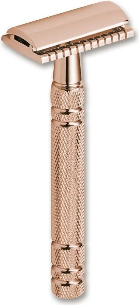 Rasoir de sécurité Boraso Rose Gold - Rasoir écologique manuel en métal