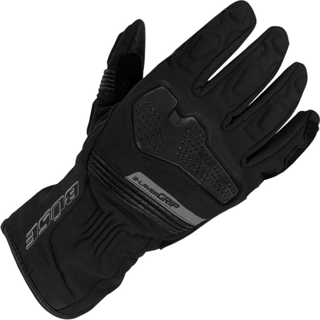 Gants Touring Büse Tour Star Noir Taille 14 : Confort Cuir de Chèvre