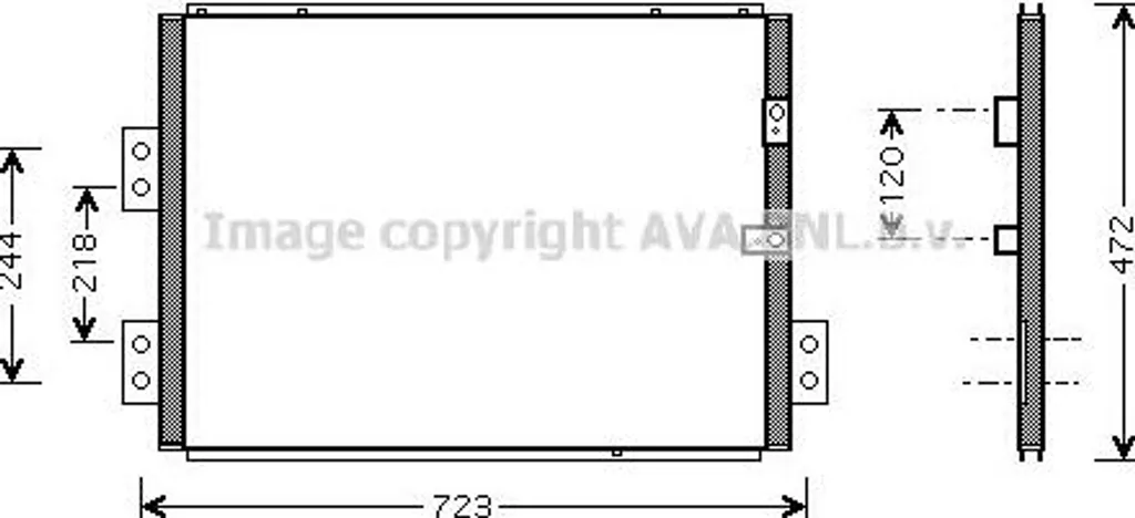 Réparer la Clim de votre Toyota Hiace avec le Condensateur AVA TO5277 OE