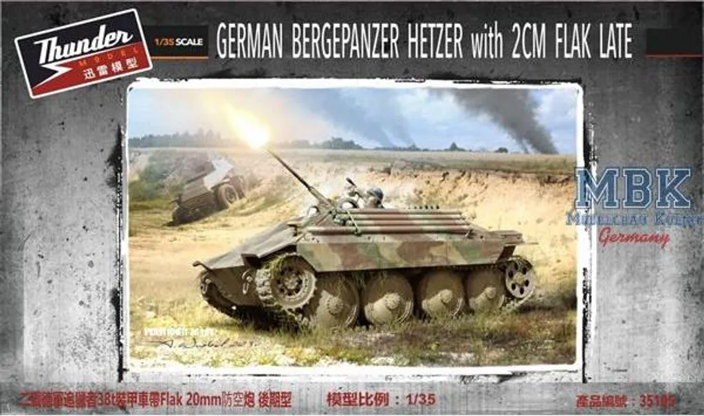 Bergepanzer 38 Hetzer Thunder Models THM35105 Char de dépannage 1/35