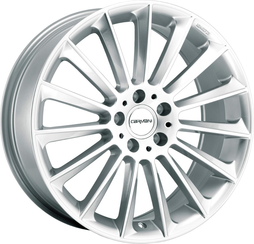 Carmani Felge 17 Fritz 8.0x19 ET43 5x112 WSSILB für Mercedes A-Klasse B-Klasse C-Coupé C-Klasse CL CLA CLE E-Klasse