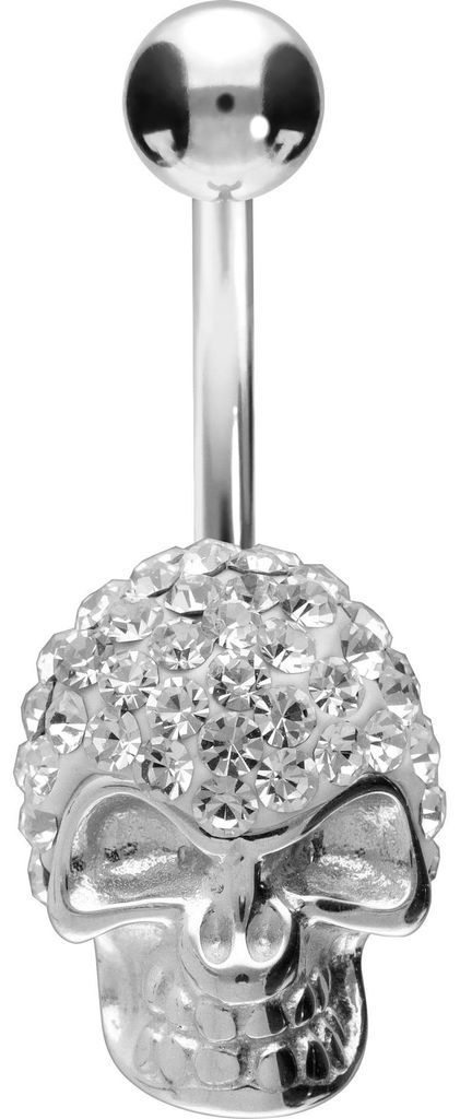 Bauchnabelpiercing Chirurgenstahl Bananabell TOTENKOPF