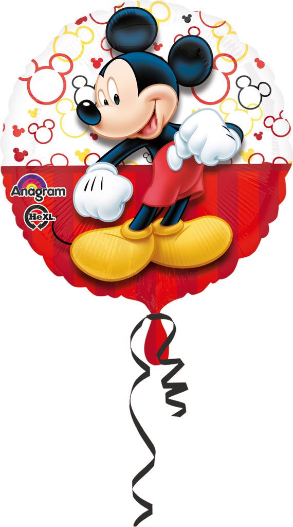 amscan Folienballon Disney Micky Porträt Ø43cm