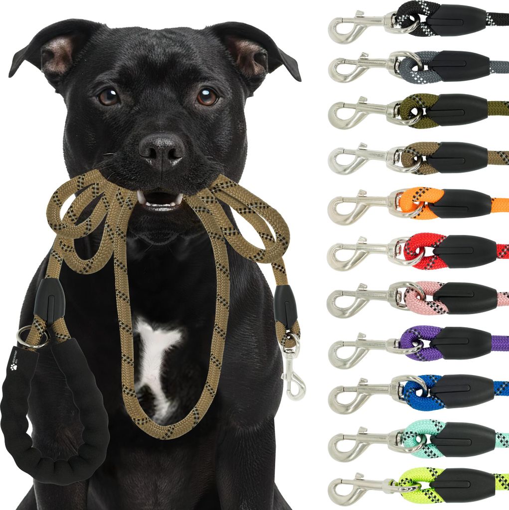 Reichstadt  RS Pets Hundeleine Nylon 25RSP084 Brown 1,5m Produktbild 