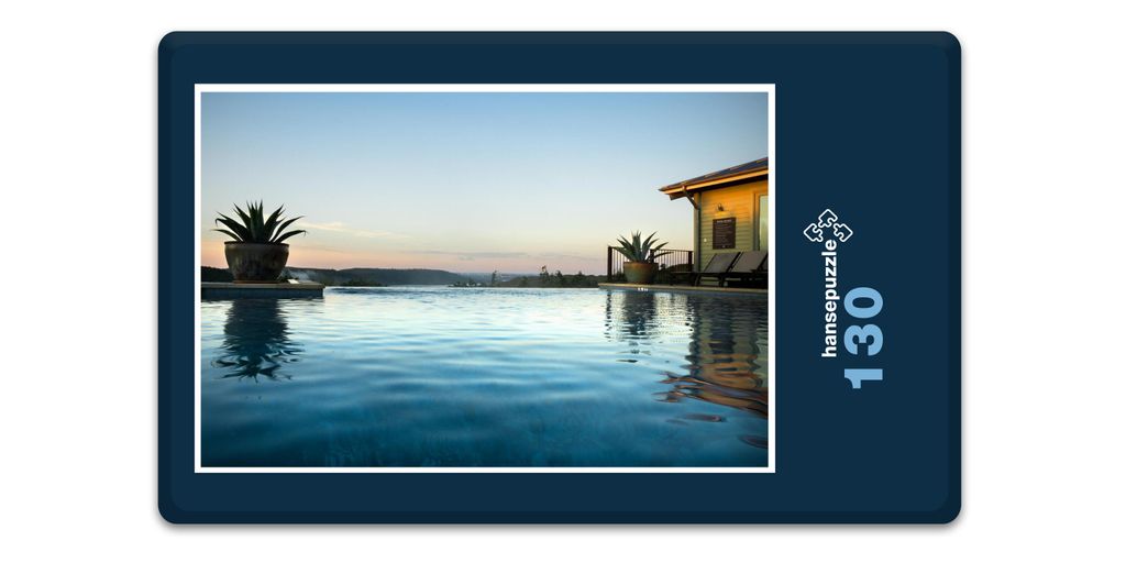hansepuzzle 17778 - Urlaub am Wasser Puzzle, 130 Teile, Reisen, 28,7 x 20,0cm mit hochwertiger Aufbewahrung, Kartonbox & Beutel