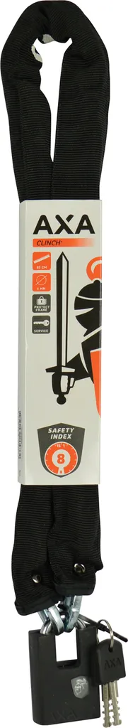 Antivol AXA Clinch+ 85/6 Noir : Fini les rayures et le vol de vélo