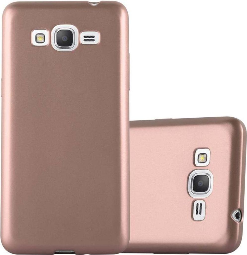 Cadorabo Schutzhülle für Samsung Galaxy GRAND PRIME Hülle in Rosa Handyhülle TPU Silikon Etui Cover Case