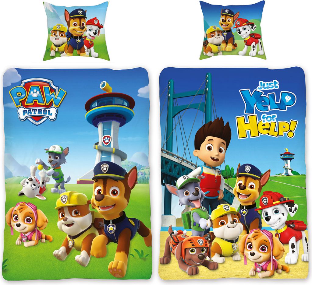 Paw Patrol Bettwäsche Team Blau Linon / Renforcé Produktbild 