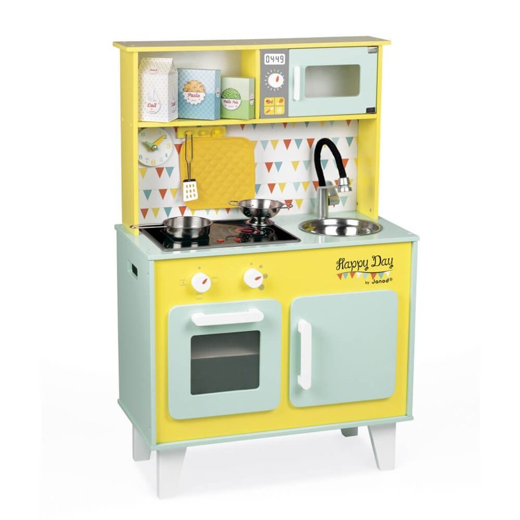 Janod J06564 Küche Happy Day mit Zubehör Produktbild 