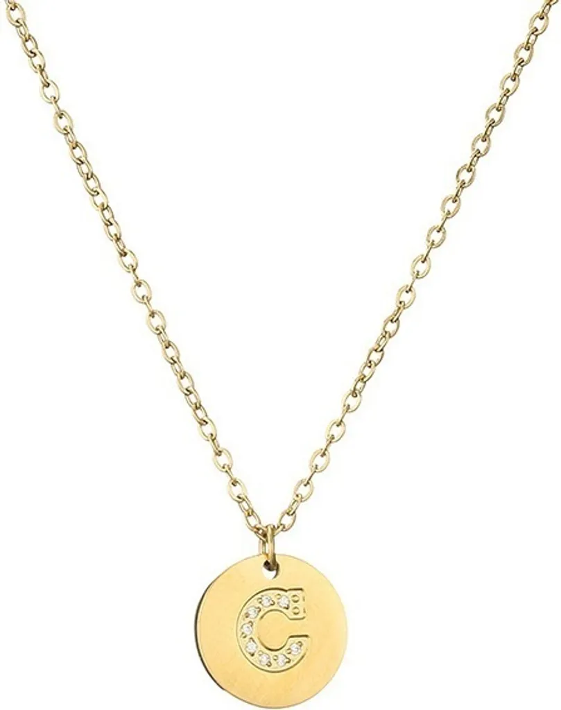 Collana Abeceda C Oro: Il Regalo Ideale con Iniziale KP21209