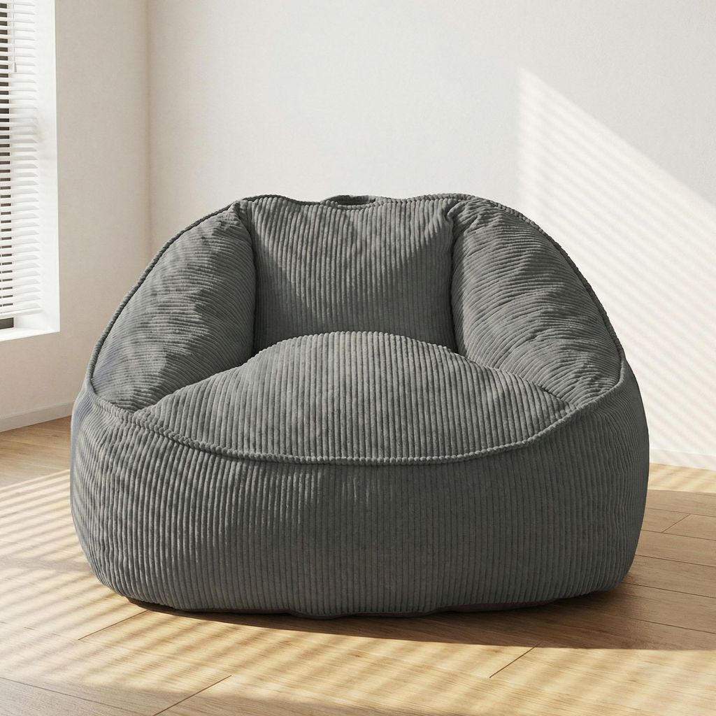 Pouf géant pour adulte, rembourrage en mousse déchiquetée, Image du produit 
