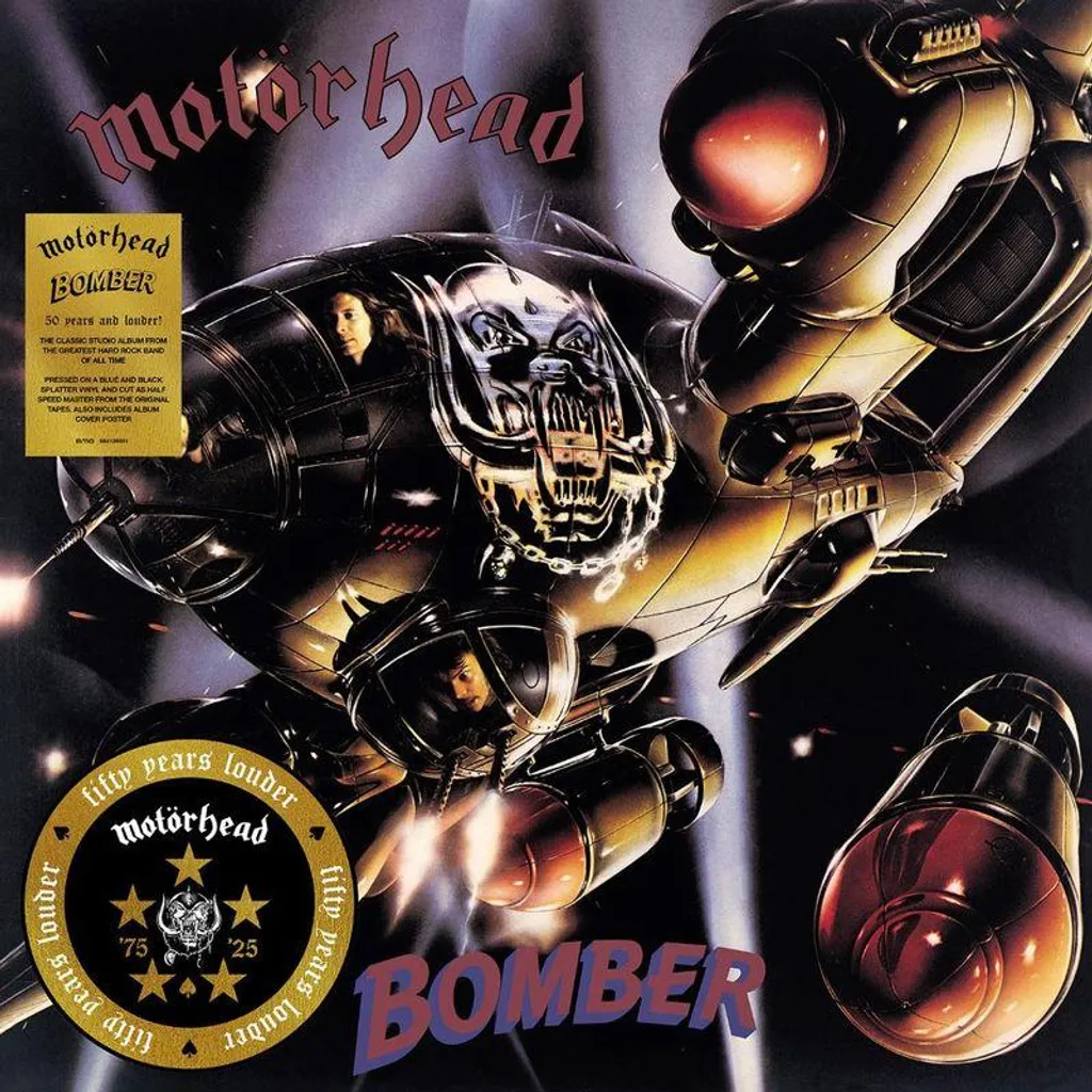 Motörhead Bomber Vinyle Édition Limitée Bleu Foncé et Noir LP