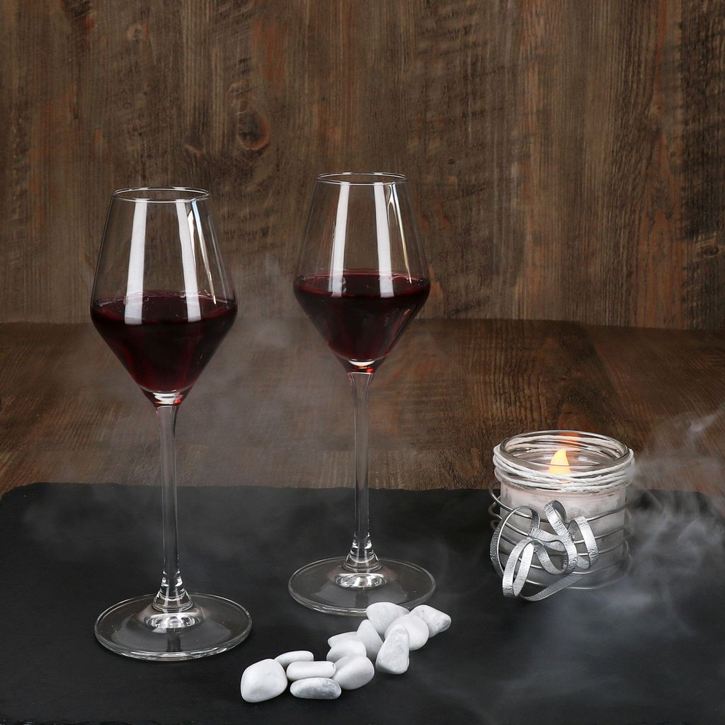 6x Carré Portwein-Gläser 80ml mit Fuß Likörglas