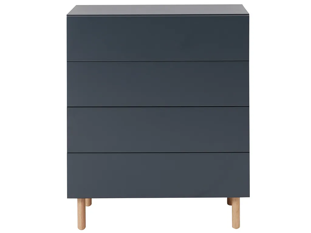 Buffet bas métallique anthracite 80 cm Redditch avec finitions soignées - 2