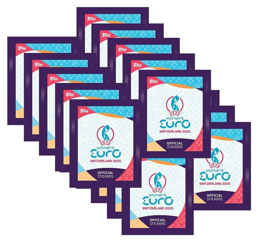 UEFA Women's EURO 2025 Switzerland - Sammelsticker - 20 Tüten