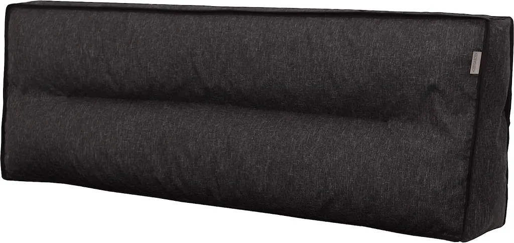 Coussin long pour canapé de palette noir, rembourrage extérieur 120cm