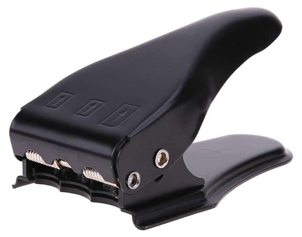 Universeller 3-in-1-Stanzer/Standard-SIM-/Micro-SIM-/Nano-SIM-Kartenschneider für alle SIM-Karten von Smartphones/Tablets inkl. SIM-Adapter + 1 SI...