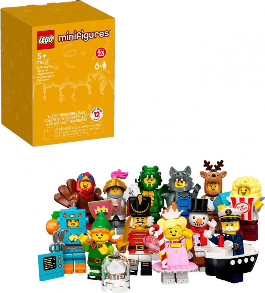 LEGO 71036 Minifigures Serie 23 - Confezione da 6, edizione Immagine del prodotto 
