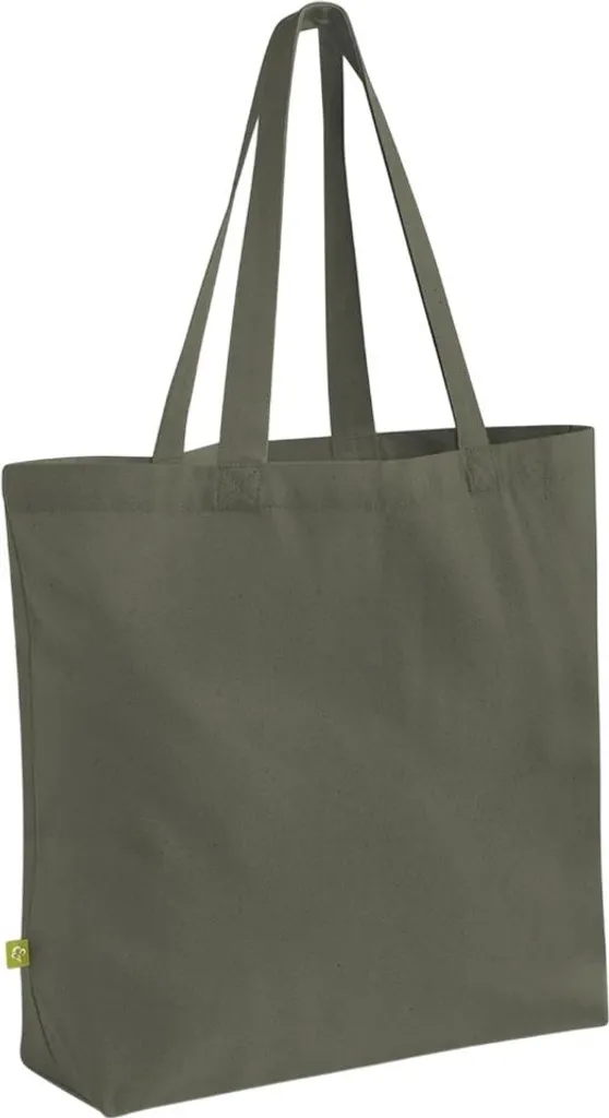 Westford Mill PC8001: Borsa Maxi Cotone Bambini Verde Oliva - Robusta
