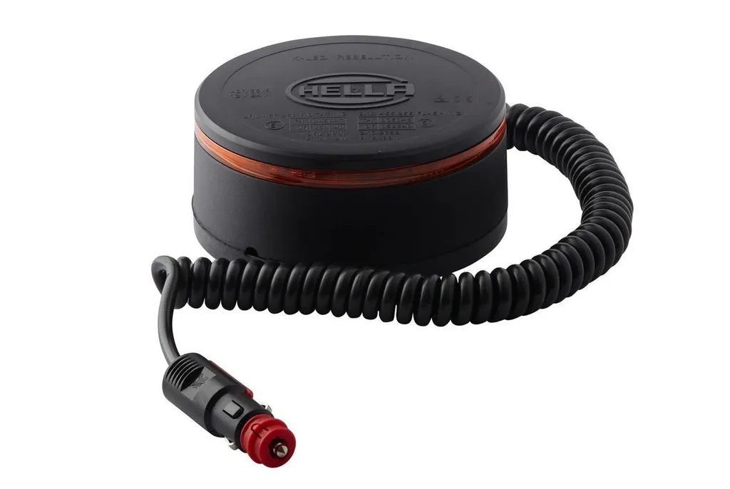 Gyrophare K-LED Rebelution HELLA Orange Rotatif pour Camions DAF