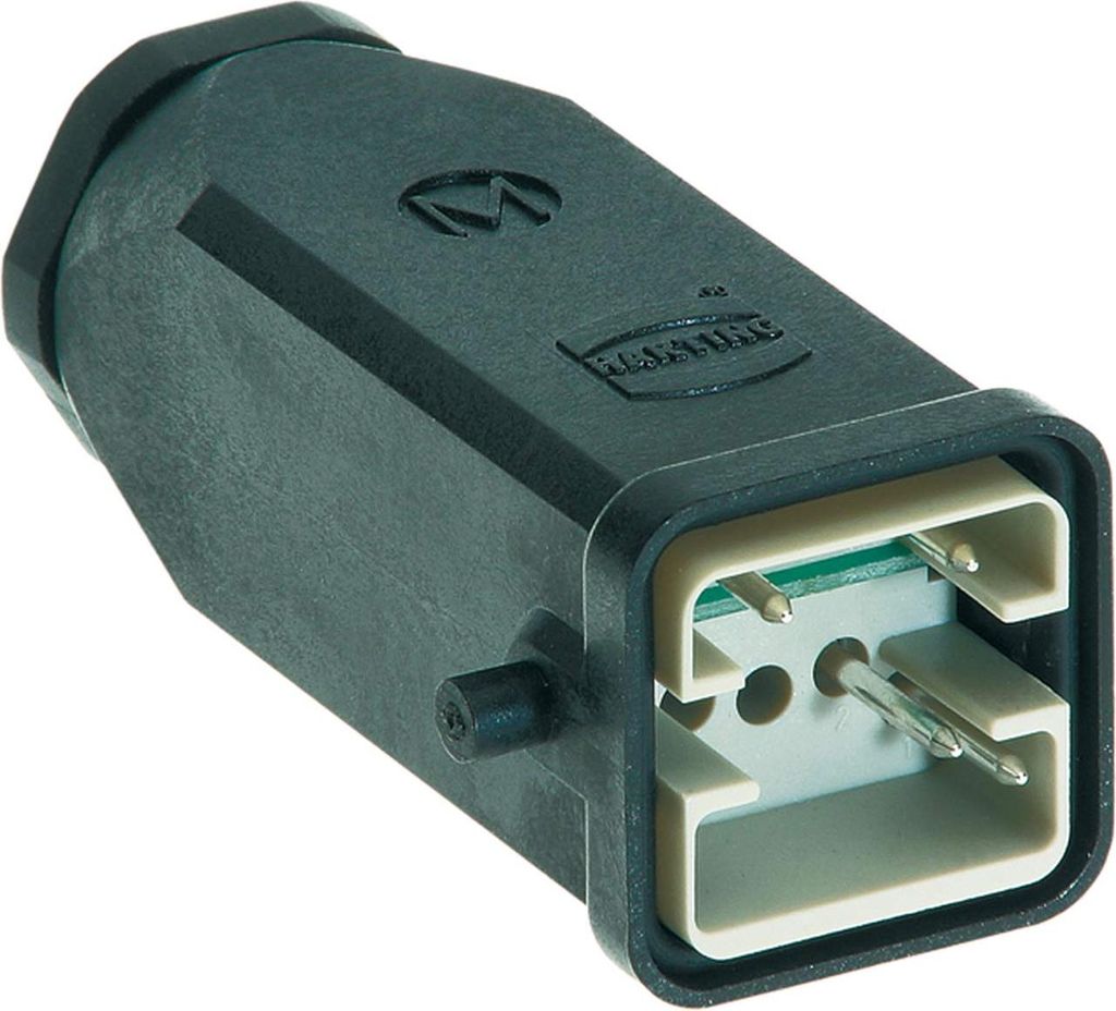 HARTING Han Brid-Sti-c Abschlußsteckerstecker Ku. M20 Stifteinsatz (M) Crimpanschluss, 6-polig 4/2 50V, 10A - 1 Stück