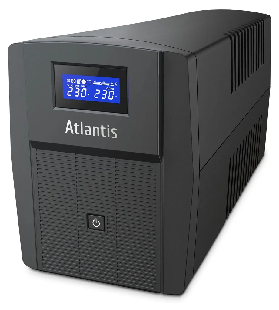 Évitez les Coupures avec l'Onduleur Atlantis A03-HP2003 1500VA 900W Pro