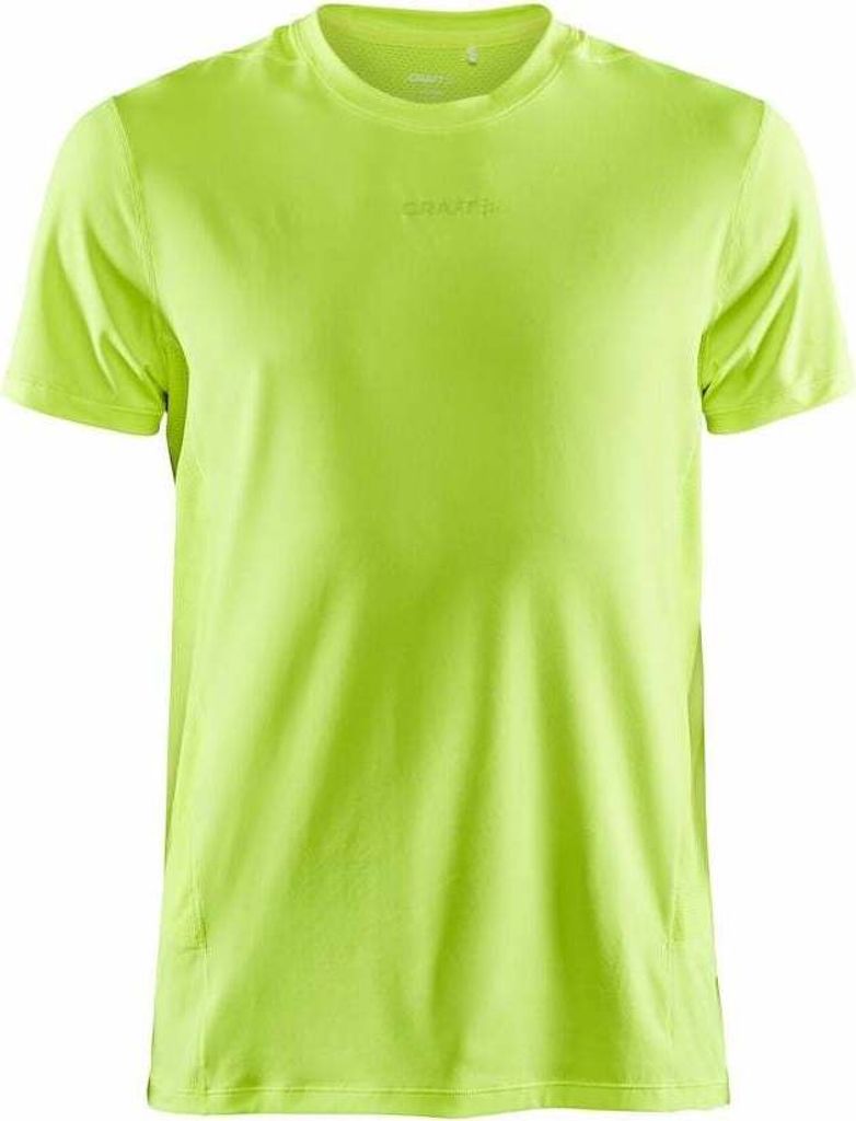 Craft Herren Funktionsshirt Laufshirt Sportshirt Fitnessshirt ADV ESSENCE SS Tee, Farbe:Grün, Artikel:-851000 flumino, Größe:S