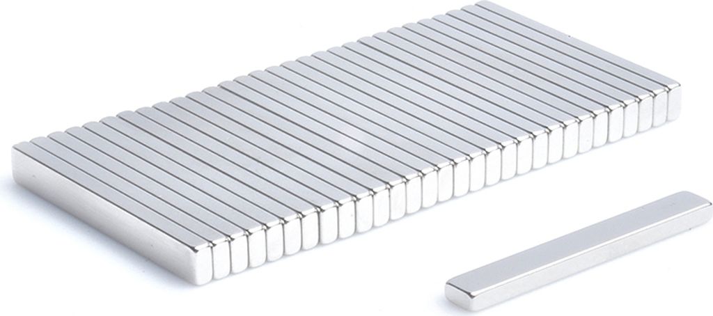 Neodym Magnete 30 x 4 x 2mm N38 Quader Case - 10 Stück, Produktbild 