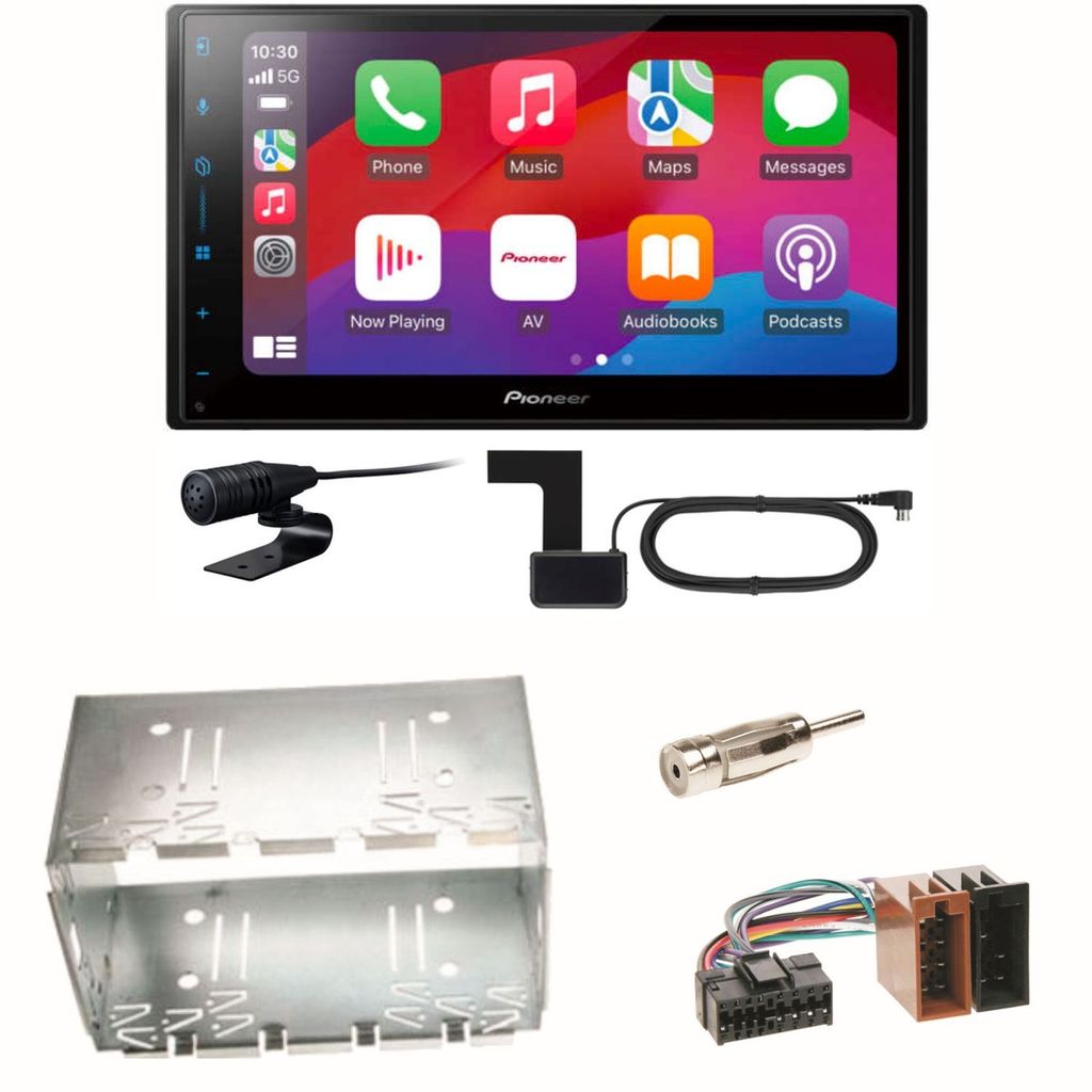 Pioneer SPH-DA77DAB CarPlay Einbauset für Mercedes Vito Viano W639 W447 Sprinter
