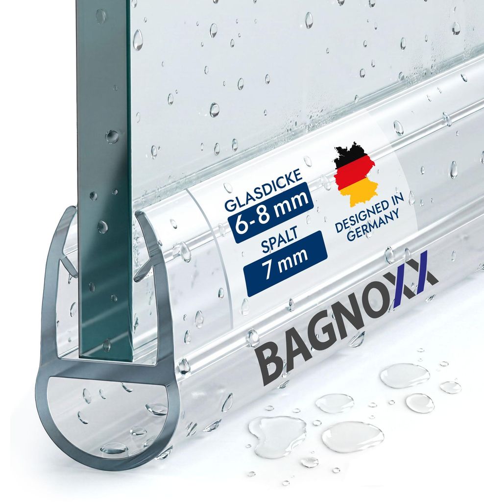 Bagnoxx Duschdichtung Spaltdichtung, 100cm, transparent, Produktbild 