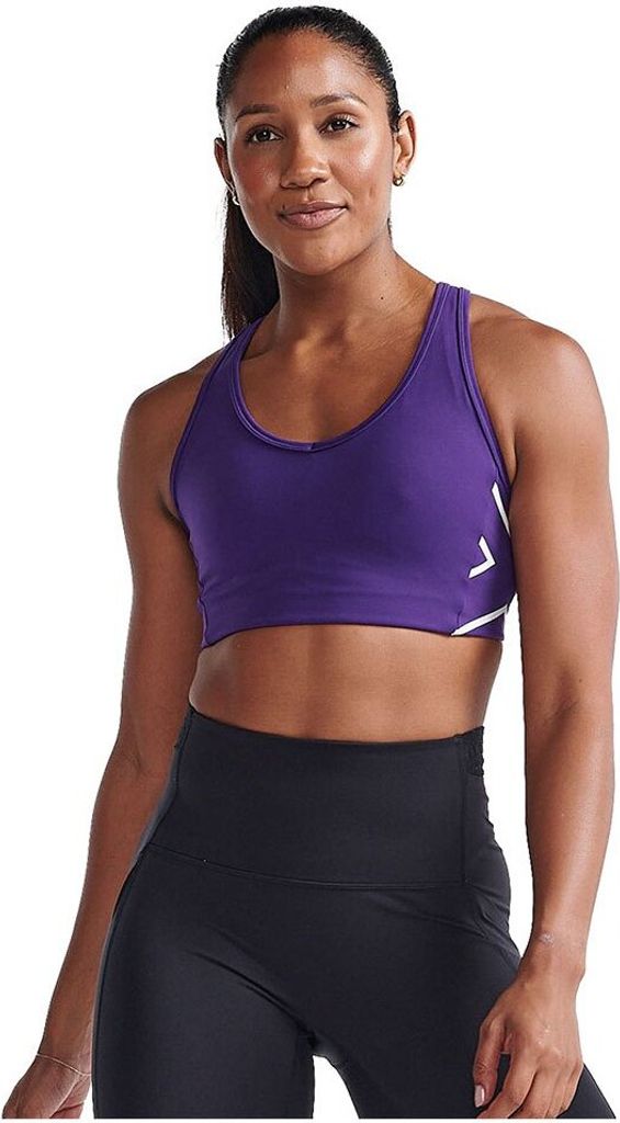 2xu Motion Racerback Sport-bh Lila XS Frau Lila XS