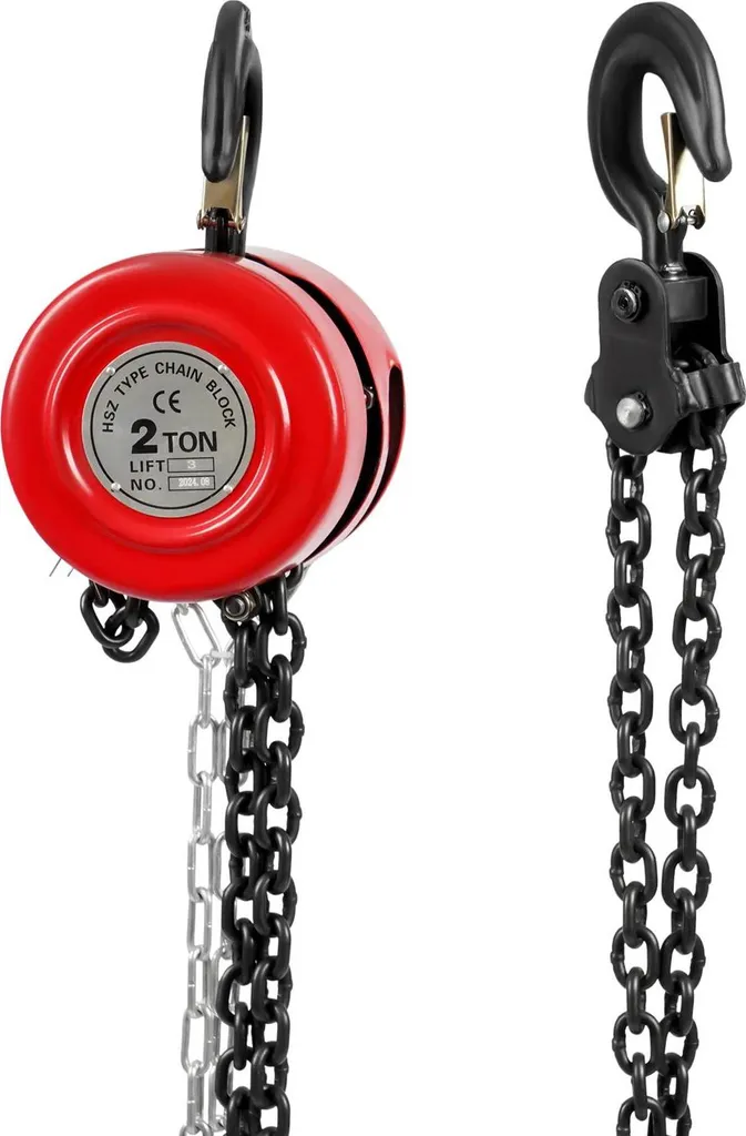 Palan manuel à chaîne 1,5 t pour atelier avec hauteur de levage 3 m