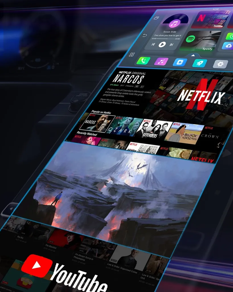 Plus de câbles USB : Adaptateur CarPlay sans fil et Vidéo Android Auto - 12