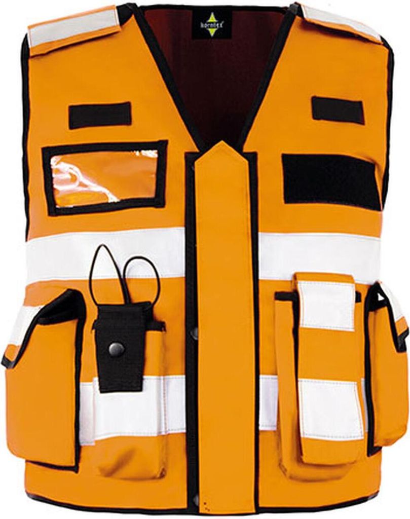 Korntex KXTAC | Tactical Vest Bonn One Size - Farbe: Signal Orange - Größe: XXL/4XL
