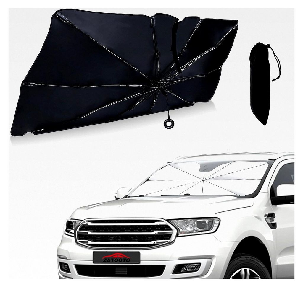Sonnenschutz für die Auto-Frontscheibe, Faltbarer Sonnenschirm mit UV-Schutz, 150×82cm
