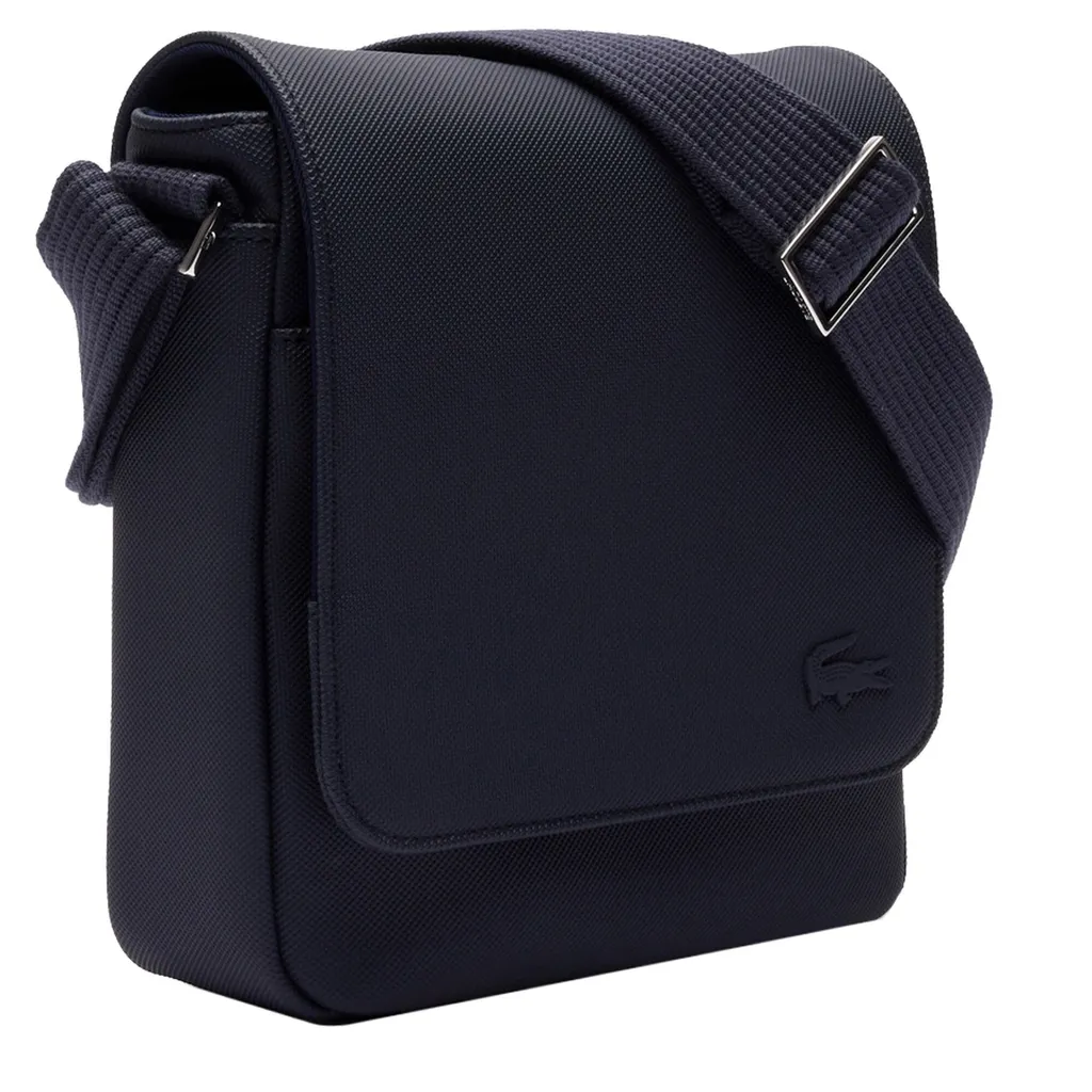 Borsa Uomo Lacoste Classic Flap Marine 166 - Design Funzionale - 7