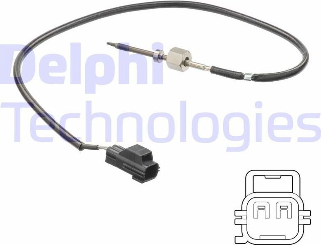 DELPHI TS30206 Abgastemperatursensor OE 5149104AA kompatibel mit Cherokee, Wrangler
