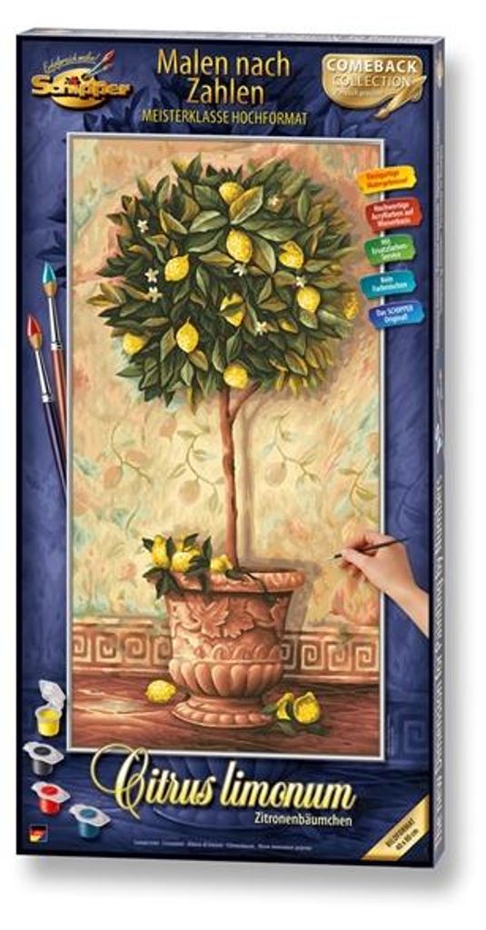 Noris Spiele Malen nach Zahlen - Citrus Limonum; 609220397 Produktbild 