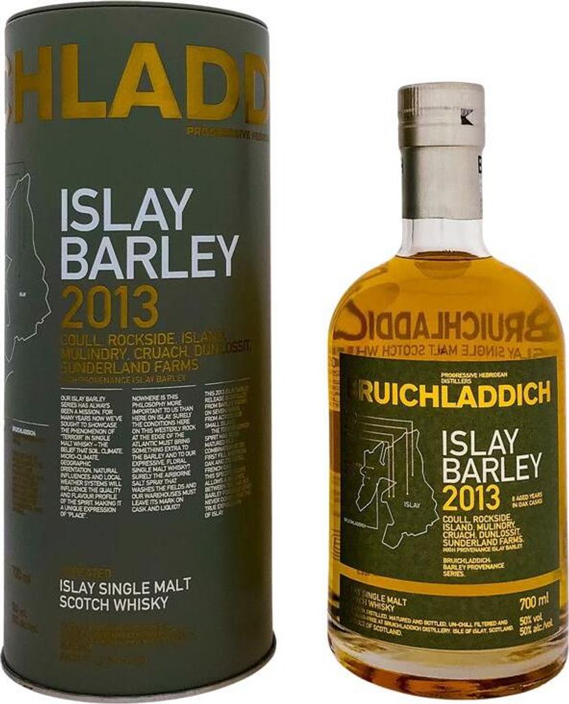 Bruichladdich Islay Barley 2013 700ml + Box 50% Vol. Produktbild 