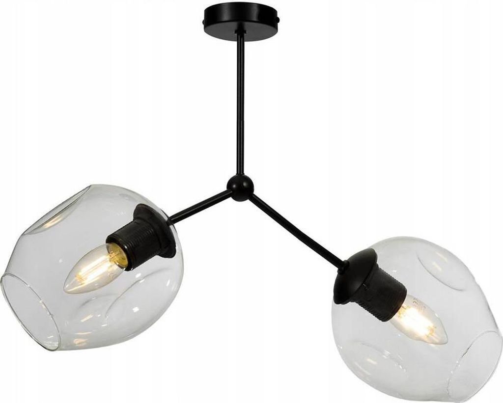 Light-Home Prage Deckenbeleuchtung Lampen Deckenlampen - Deckenlampe Industrial für Wohnzimmer Schlafzimmer und Esszimmer - Pendelleuchte Glas mit...