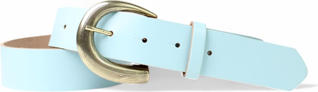 FRONHOFER Damen Ledergürtel 3,5 cm, messingfarbene Schnalle, viele Farben