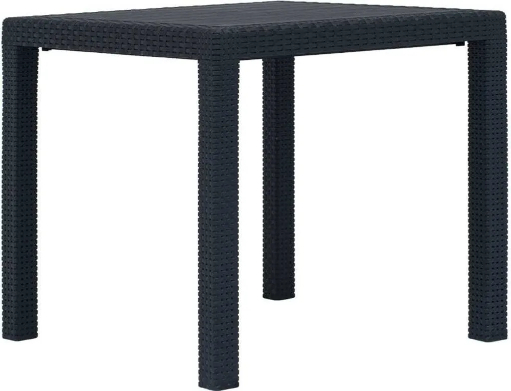 Tavolo da Balcone Antracite 79x79 cm in Plastica - Offerta Online