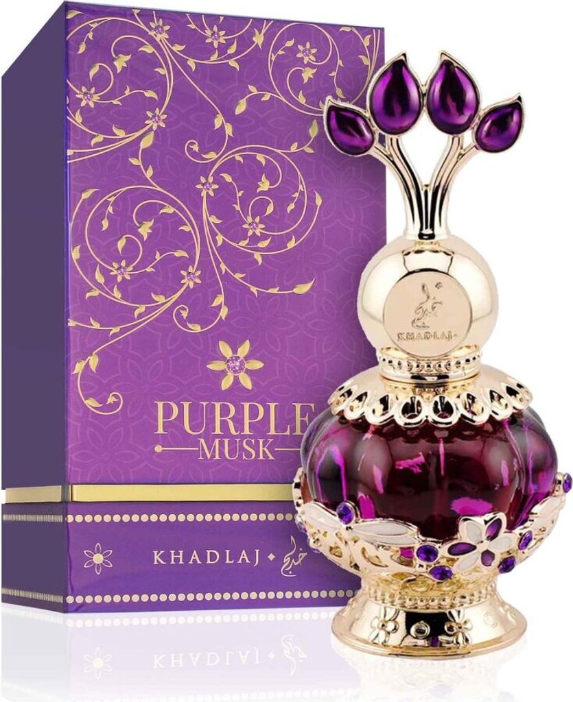 Khadlaj Purple Musk Parfümiertes öl für Damen 20 ml