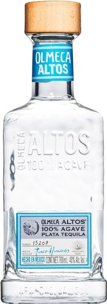 Olmeca Altos Tequila Plata 100% Agave 38% Vol. 0,7l Image du produit 