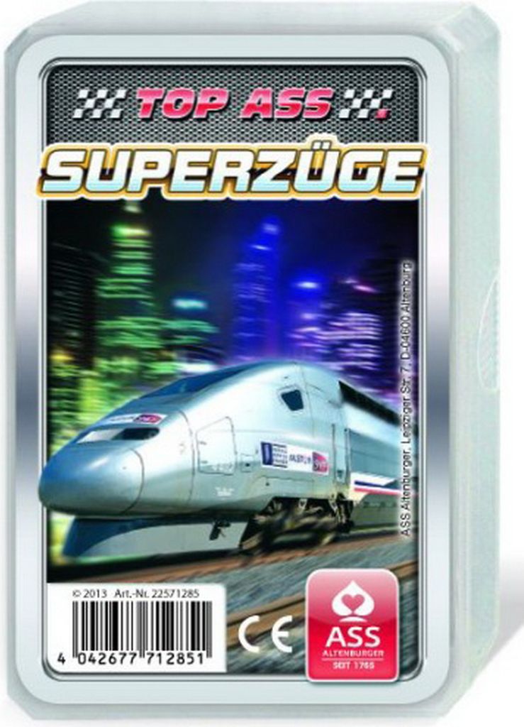 TOP ASS Quartett Superzüge, 1 Set Produktbild 