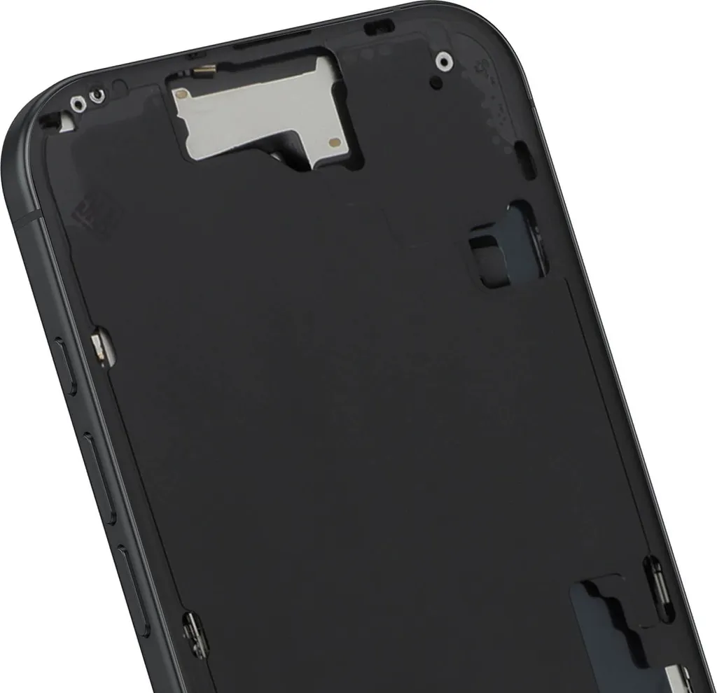 Coque Avizar iPhone 16 noire avec découpes de précision maximale
