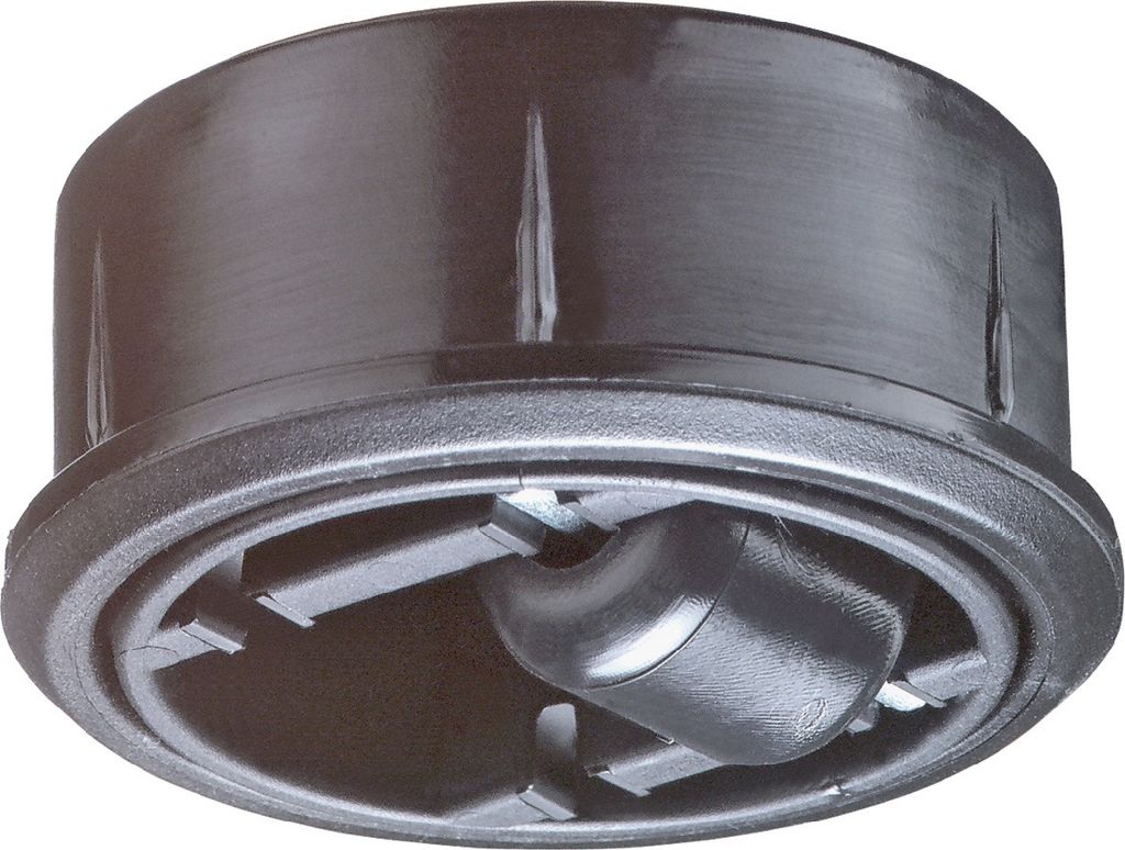 Kunststoffglocke Ø 52 mm Tragfähigkeit 50 kg Einpresstiefe 18 mm weiche Böden