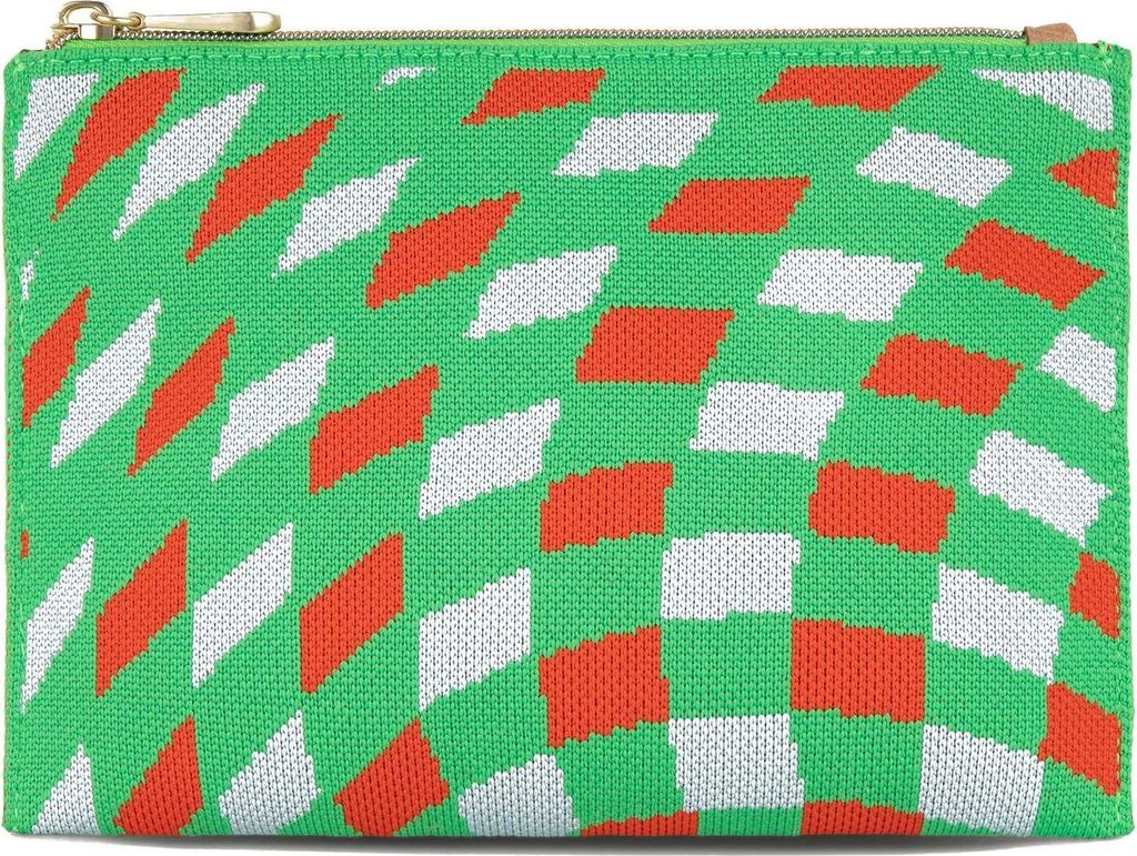Oilily Utensilientasche Phoebe Pouch Knitwear Jasmine Green mehrfarbig