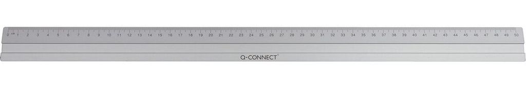 Q-CONNECT - Q-CONNECT meetlat, aluminium, 50 cm