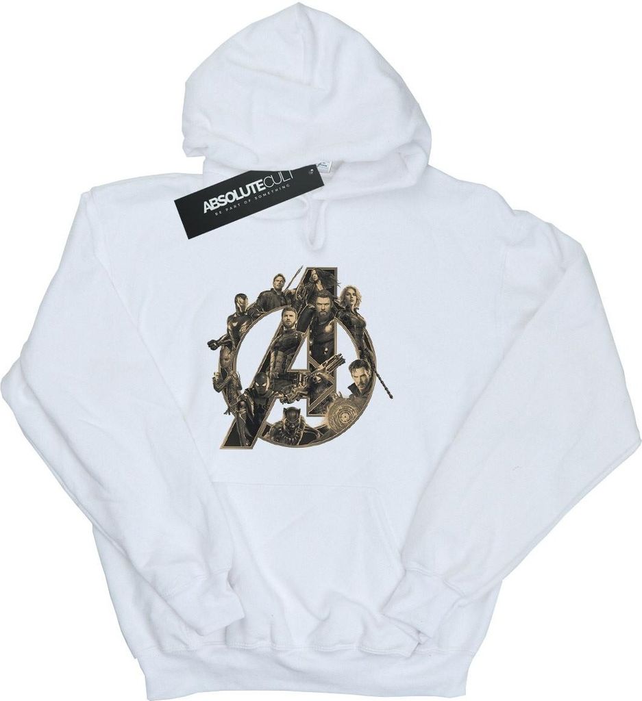 Marvel - "Avengers Infinity War Marvel" Kapuzenpullover für Jungen BI3142 (152-158) (Weiß)